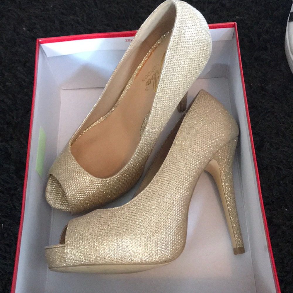 Gold heels